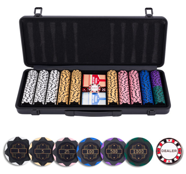 mallette de poker luxe 500 jetons