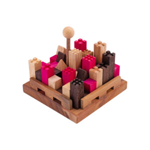 wooden castle puzzle