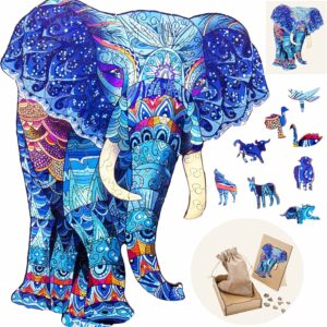 224-piece puzzle: the mysterious elephant