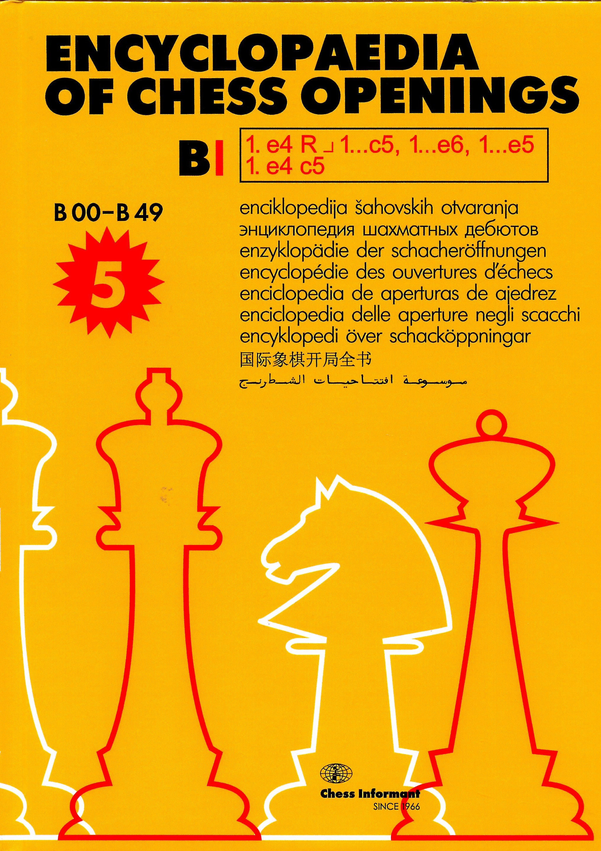 Encyclopaedia of Chess Openings vol. B 1