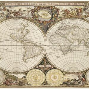 Puzzle en bois 300 pièces - Antique World Map