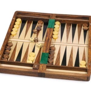 Coffret d'échecs et backgammon - petit modèle