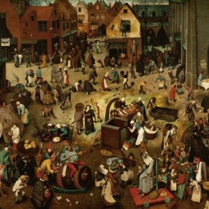 Puzzle 4000 pièces - Brueghel - Le combat entre Carnaval et Carême